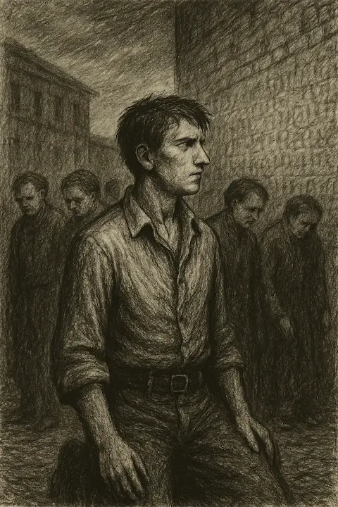 Immagine di Fernado Oreste Nannetti insieme agli internati